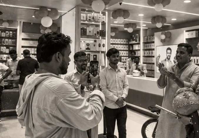 Live Retail Store Shoot